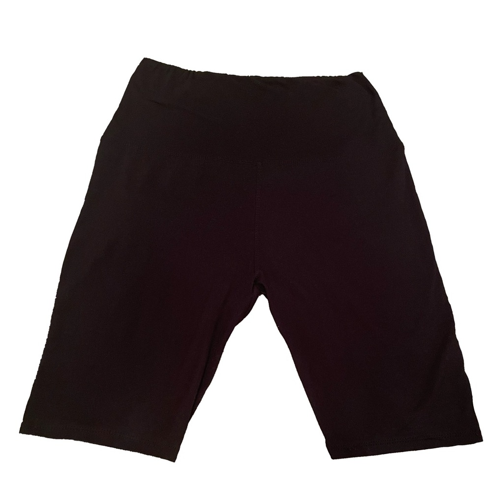 High Waisted Knee-Length Athletic Shorts